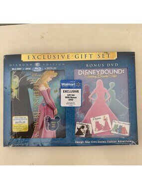 Disney Sleeping Beauty Diamond Edition Blu-Ray DVD Digital Exclusive GiftSet New
